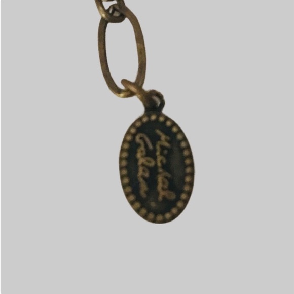 Vintage Michal Golan Cross Necklace Turquoise,Tiger Eye Gemstone Mosaic - Picture 8 of 9